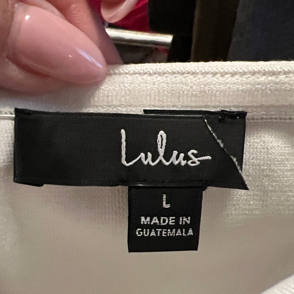 White Lulus Dress - Picture 2 of 8